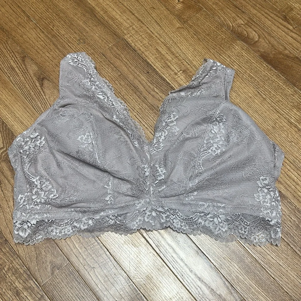 DREAMFIT Full Coverage Wireless Lace Bralette Adjustable Convertible Size 3X - Picture 6 of 7